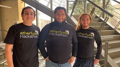 Winning team at Etherfuse Hackathon