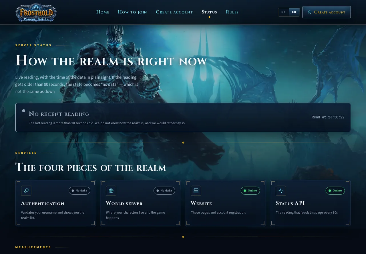 Frosthold — Private WoW 3.3.5a Realm, Armory & Launcher - Image 3